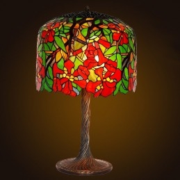 45 cm-es Tiffany ólomüveg...